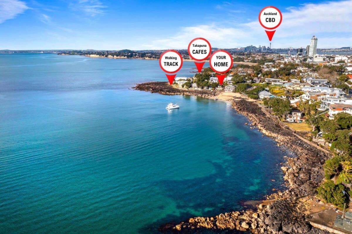 Takapuna Beachfront W Stunning Views Auckland Exterior foto